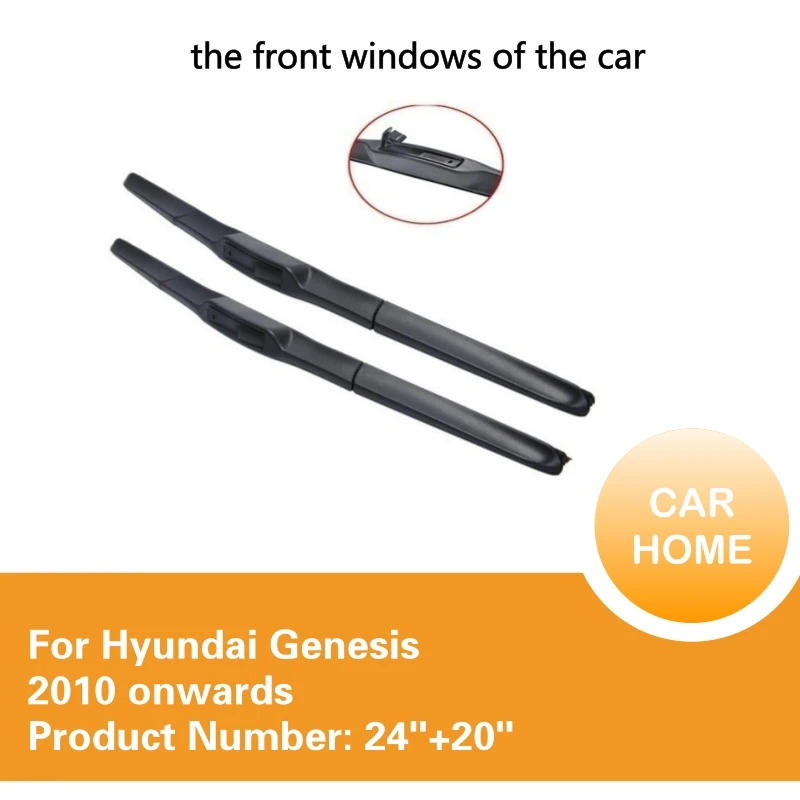 

2 шт., стеклоочистители для Hyundai Genesis 2010, 24 + 20 дюймов
