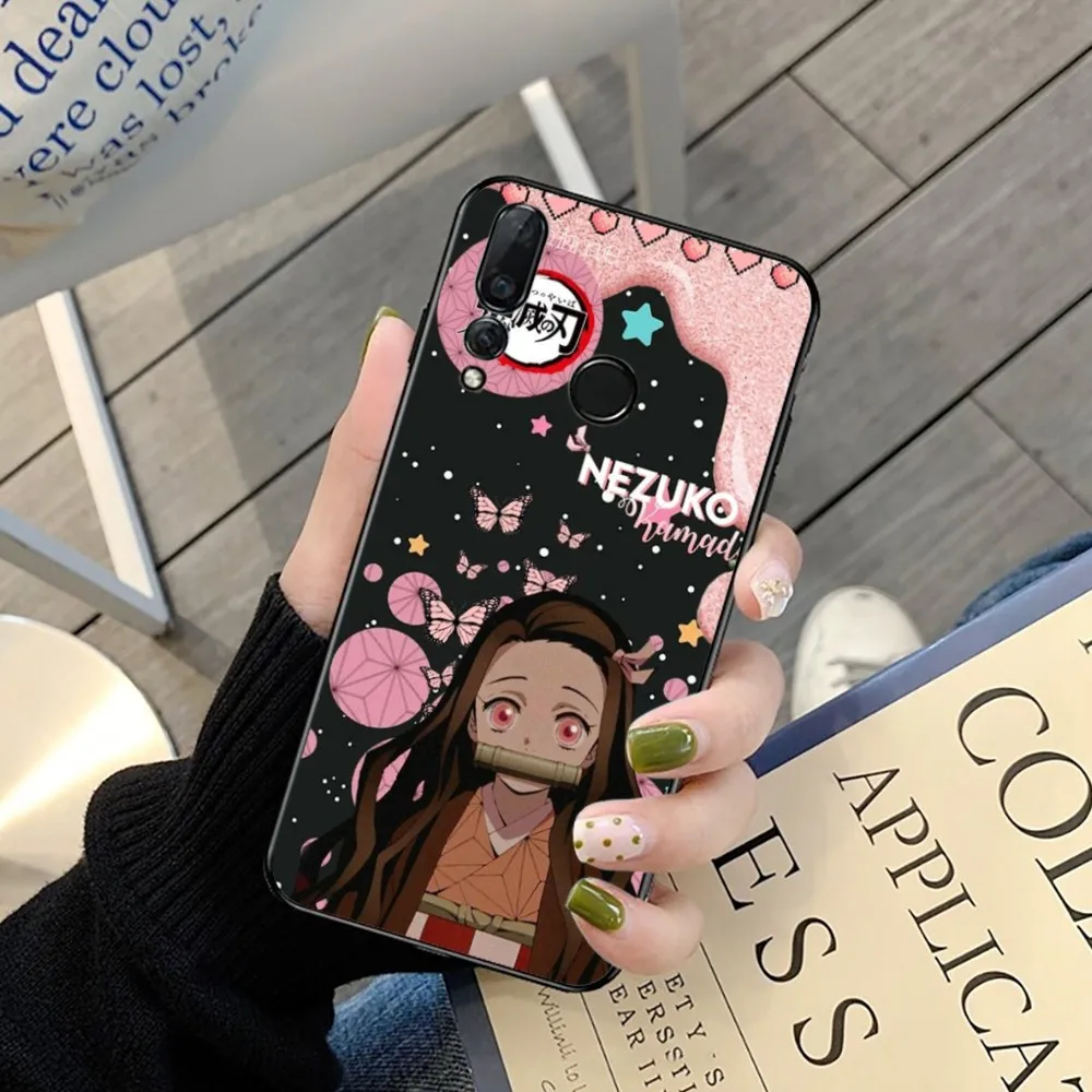 Cute N-Nezuko K-Kamado Phone Case For Huawei Y9 6 7 5 Prime Enjoy 7s 8 Plus 7a 9e 9plus 8E Lite Psmart Shell