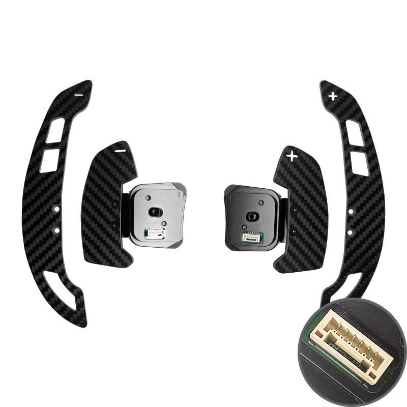 

Магнитные лепестки переключения передач из углеродного волокна, подходящие для руля Audi R8 TT TTRS