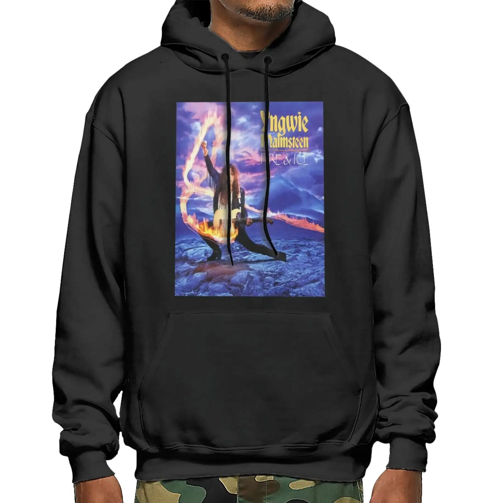 

1992 Yngwie Malmsteen Fire Ice Tour 3970 Hoodie Mens Clothes Sweatshirt Male Graphic Hoodie Harajuku Harajuku Sweaters For Men