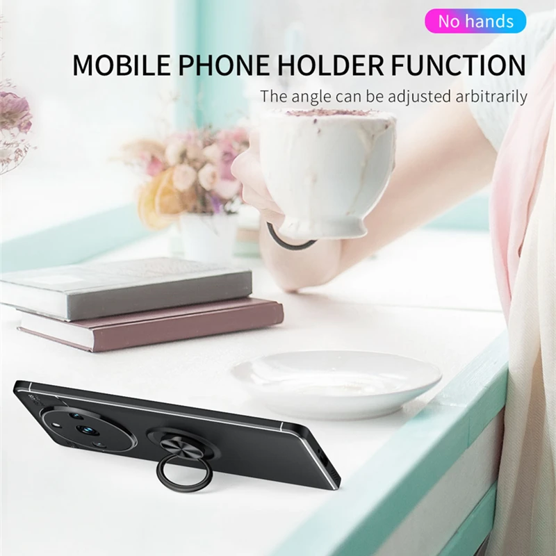 For Realme 11 Pro Case Cover OPPO Realme 11 Pro Plus 5G Capas New Shockproof Back Soft Ring Magnetic Holder Fundas Realme 11 Pro