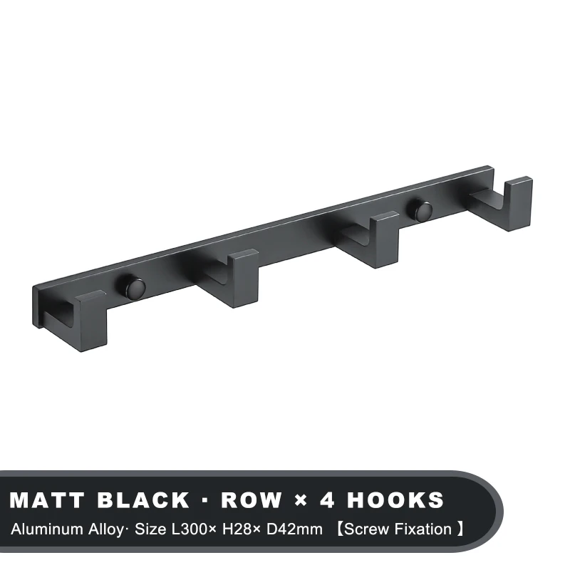 

Настенная вешалка Gaomida черная алюминиевая