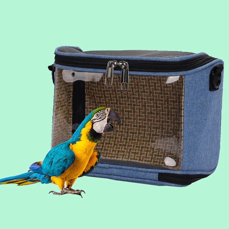 

Super Portable Pet Bird Cage Parrot Carrier Travel Bag Breathable Lightweight Hamster Squirrel For Small Animals Pet Accessories
