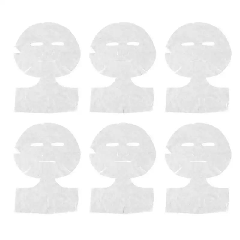 

Neck Facial Mask Paper Full Wrap Light Silk Fit Skin Facial Mask Sheet for Men for Home