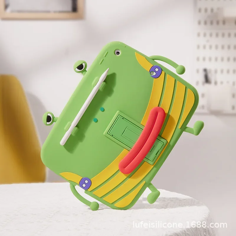 Чехол Frog Table для iPad 7 8 9 10 2 дюйма Pro 11 дюймов 22 21 20 мини-силиконовый чехол планшета 6