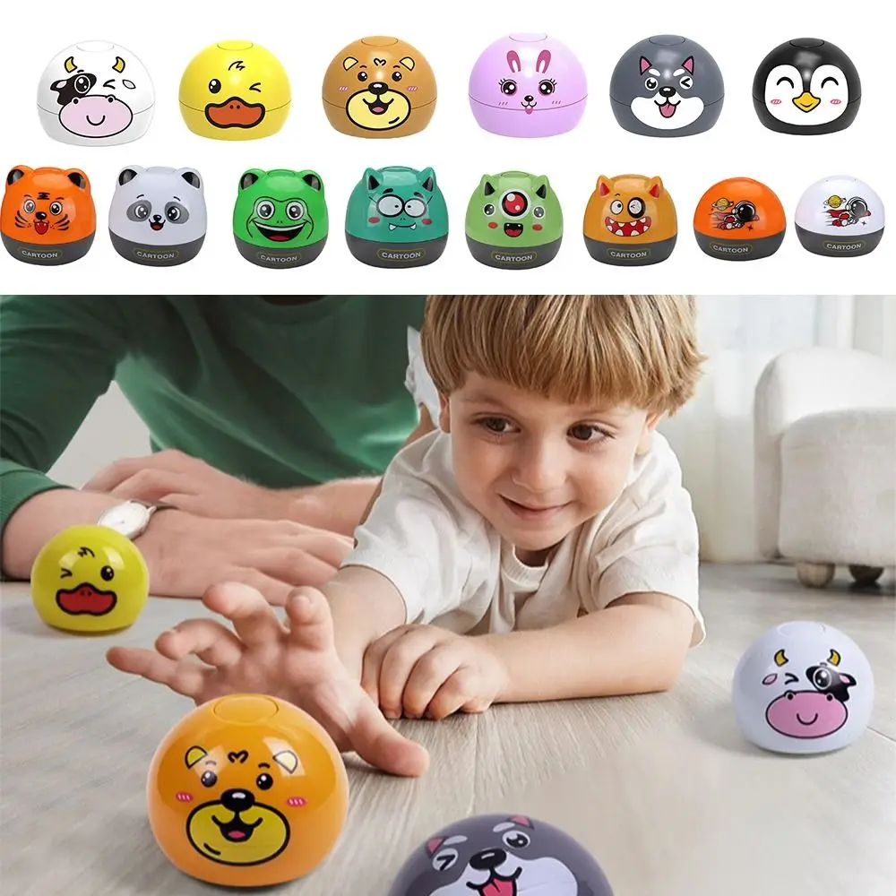 

Игрушечная машинка ABS с прессом и движением, панда, мультяшный инерционный кролик, круглый шар для малышей