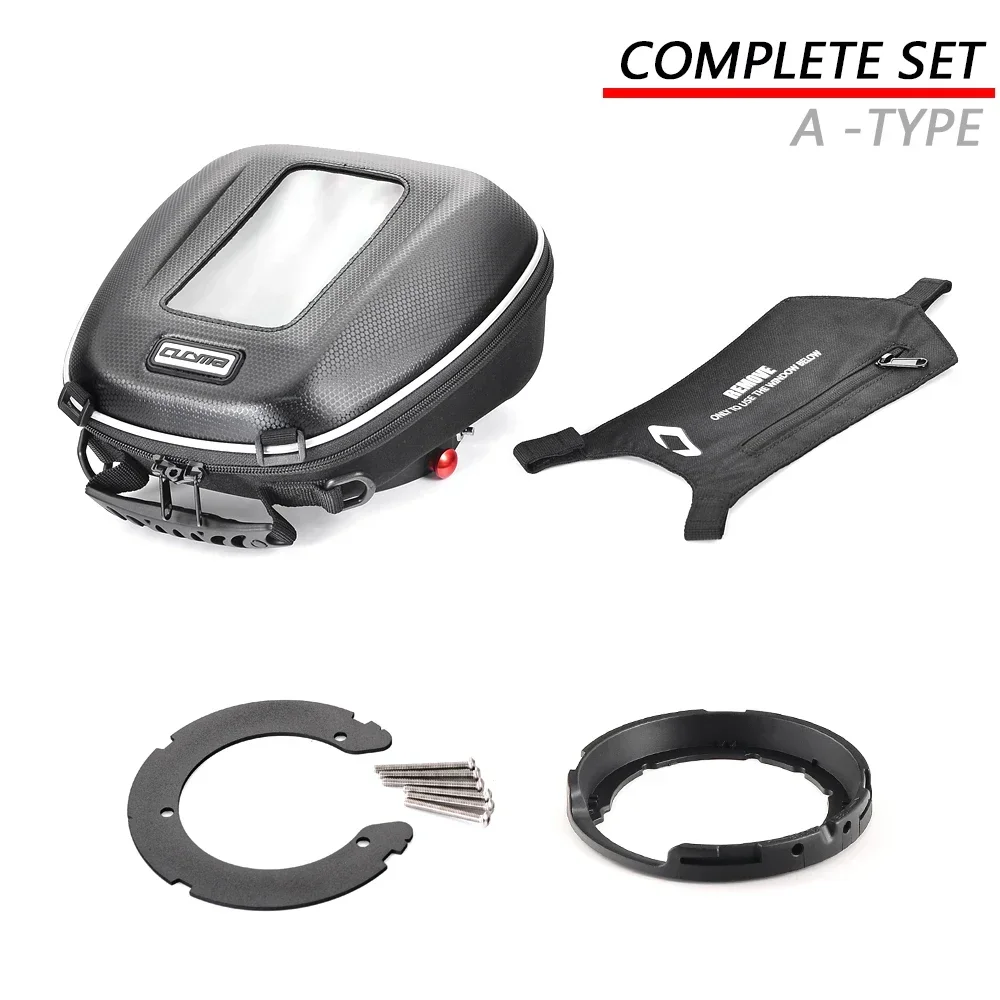 

Сумка-бак для багажа для KAWASAKI Z900RS Cafe SE NINJA 650R 1000 Versys 650 ZX6R ZX10R ZX14R, сумка с быстрой блокировкой для мотоциклетной навигации