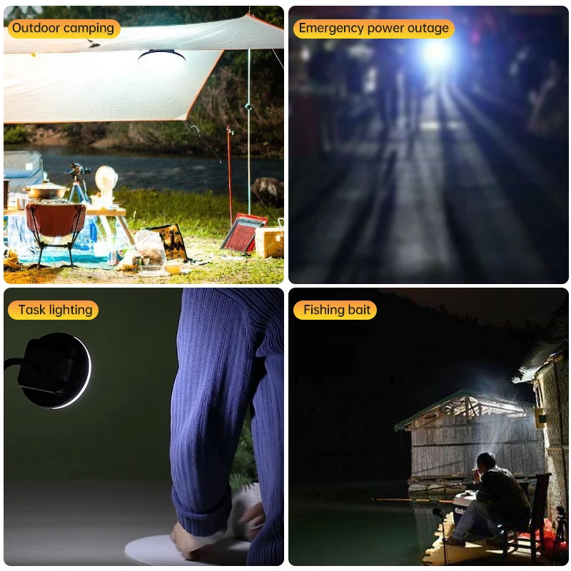 Кемпинговая лампа с длительным сроком службы уличная портативная для палатки