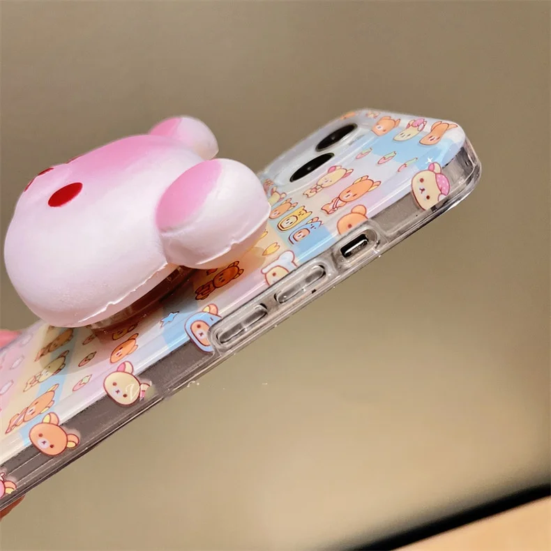 Корейский аниме-мультфильм милый велосипедный медведь облако звезда