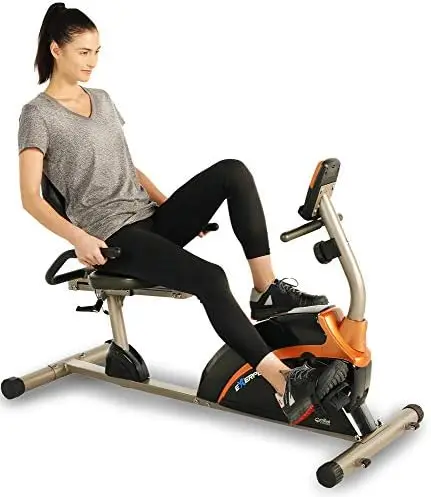 

300 lbs. Weight Capacity Recumbent Exercise Bike with Pulse Workout equipment Dumbbell Weighted Kettlebell Gym equipment Gym equ