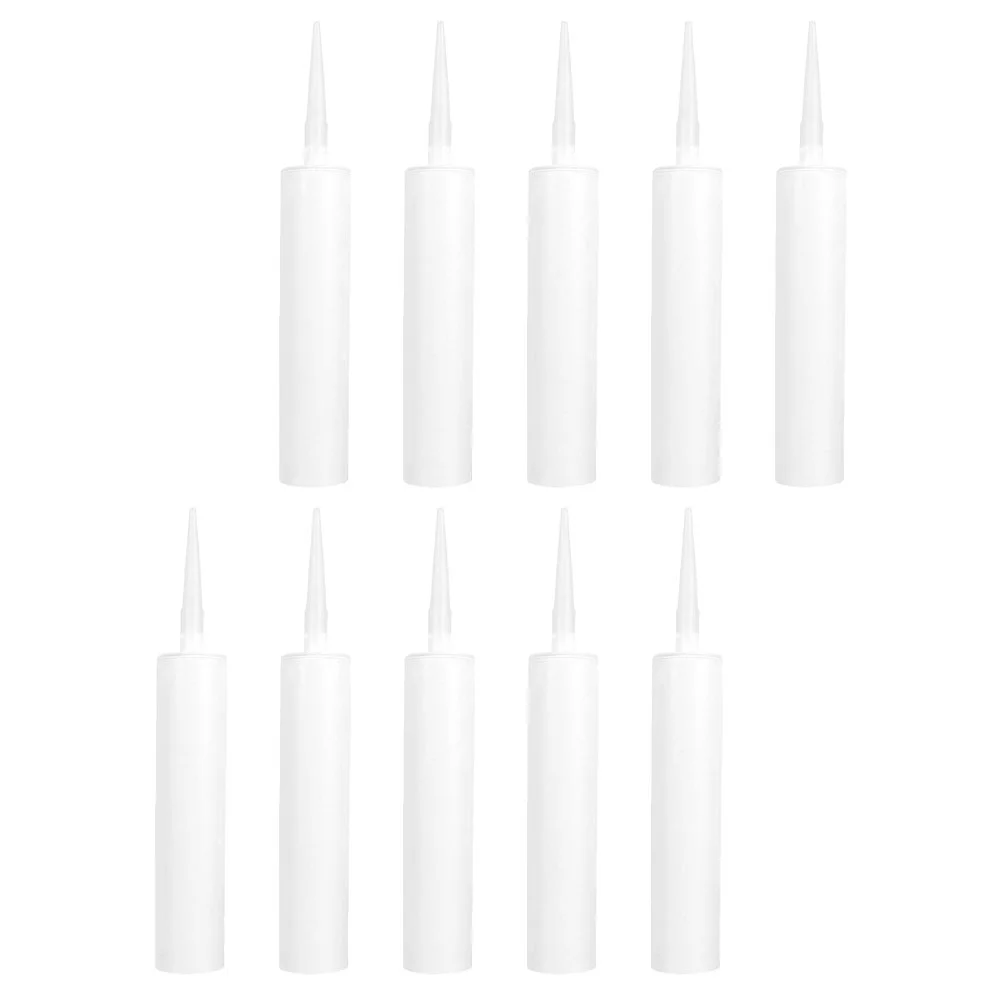 10 шт. клей для стекла пустой цилиндр белая клейкая лента уплотнительная трубка