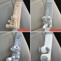 for car safety seat belt cute lovely nimal style pads shoulder cushion strap seat belt protection cover car styling interior