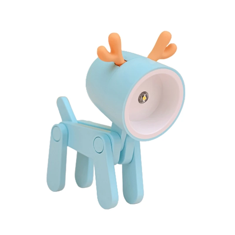 

N7MD Mini LED Night Light Wireless Cute Cartoon Animal Lamp Phone Holder Battery Operated Great for Bedroom Bathroom Nursery