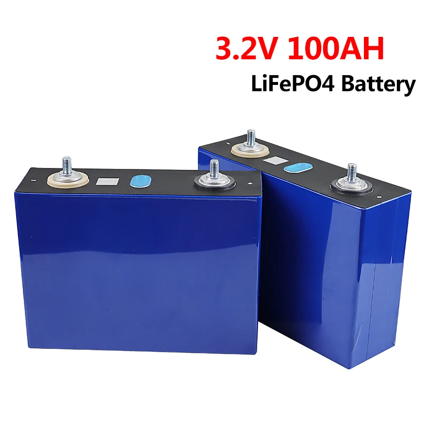 

16pcs 3.2V 100Ah LiFePO4 Battery Pack Large Capacity for DIY 12V 24V 48V Electric Car RV Solar Energy Storage System