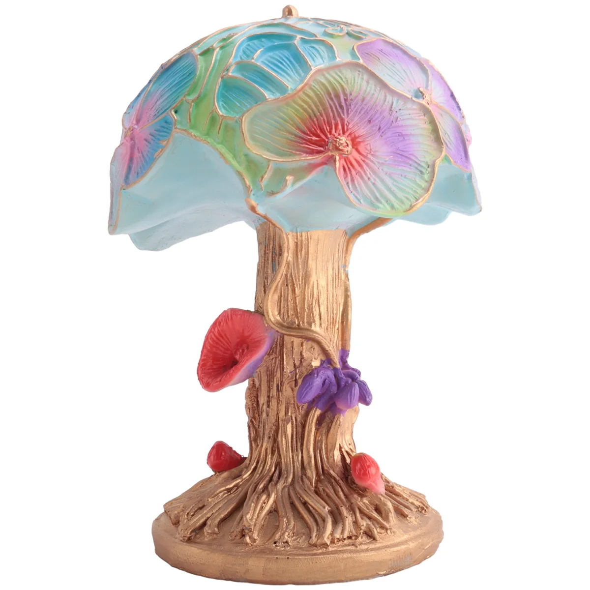 Креативная настольная лампа серия окрашенных растений красочная прикроватная