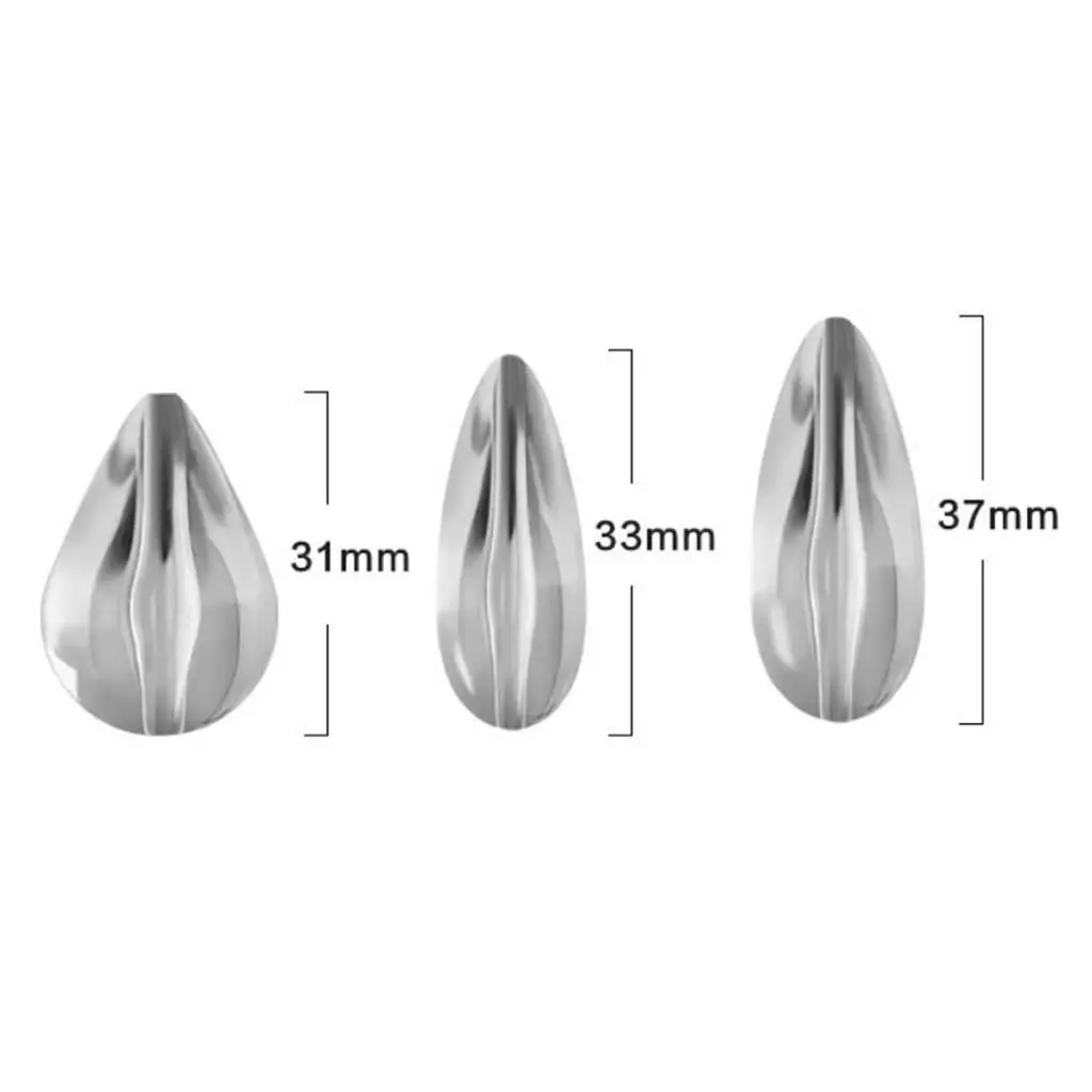 2x10 шт. прозрачные грузики для рыбалки