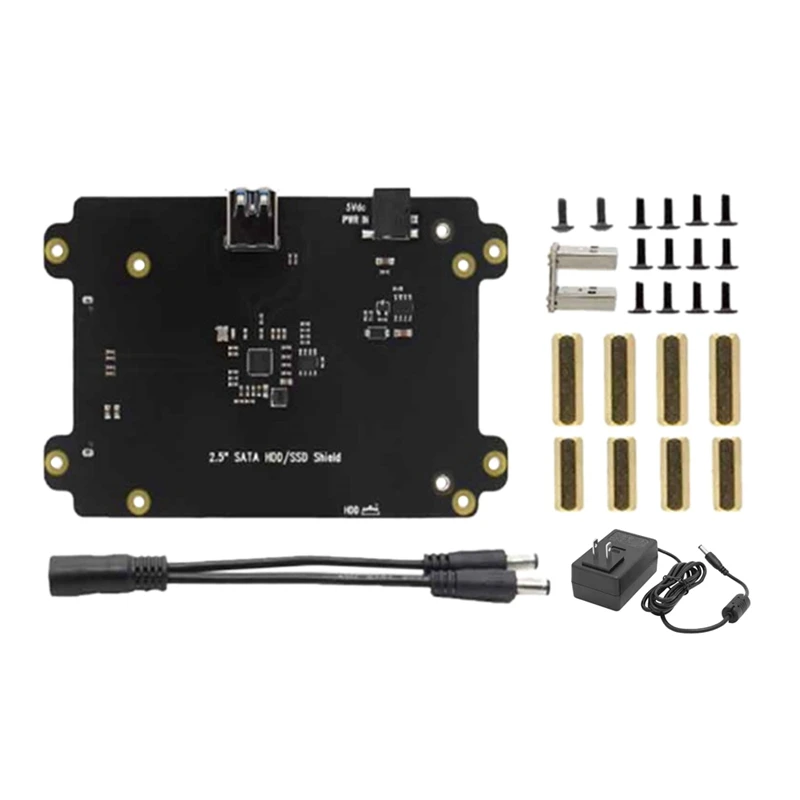 

For Jetson Nano Storage Development Board For 2.5 Inche SATA SSD/HDD T300 V1.1 Expansion Board USB 3.1 Connector