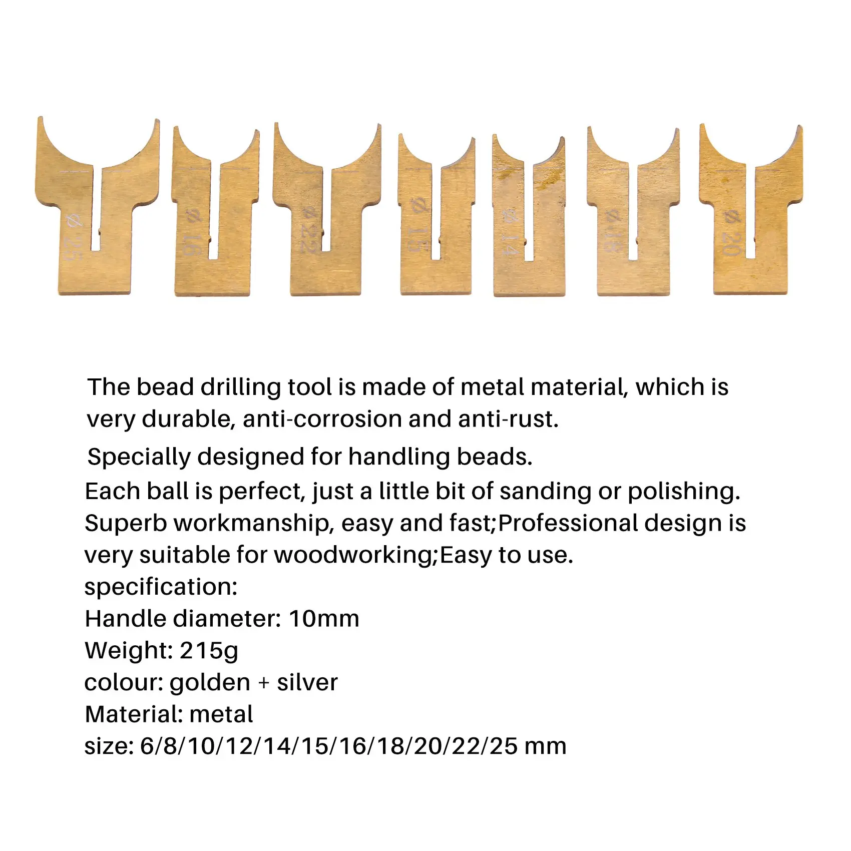 Набор деревянных бусин набор из 24 сферических Будды цементированного карбида