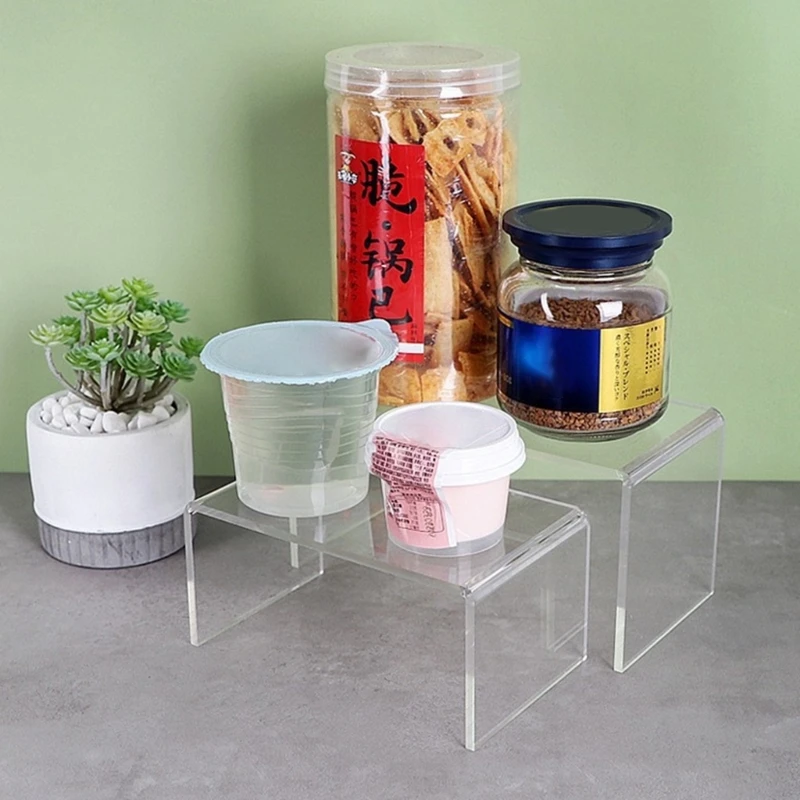 Акриловая подставка с подъемом. со ступенькой. Прозрачная стойка. Идеально