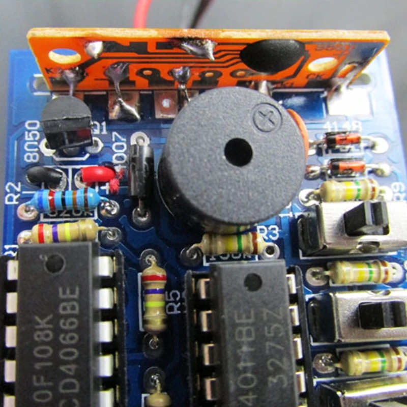 

Электронная музыкальная шкатулка «сделай сам» 16 дюймов, набор «сделай сам», модуль для пайки, Учебные наборы, наборы для обучения, детали, ак...