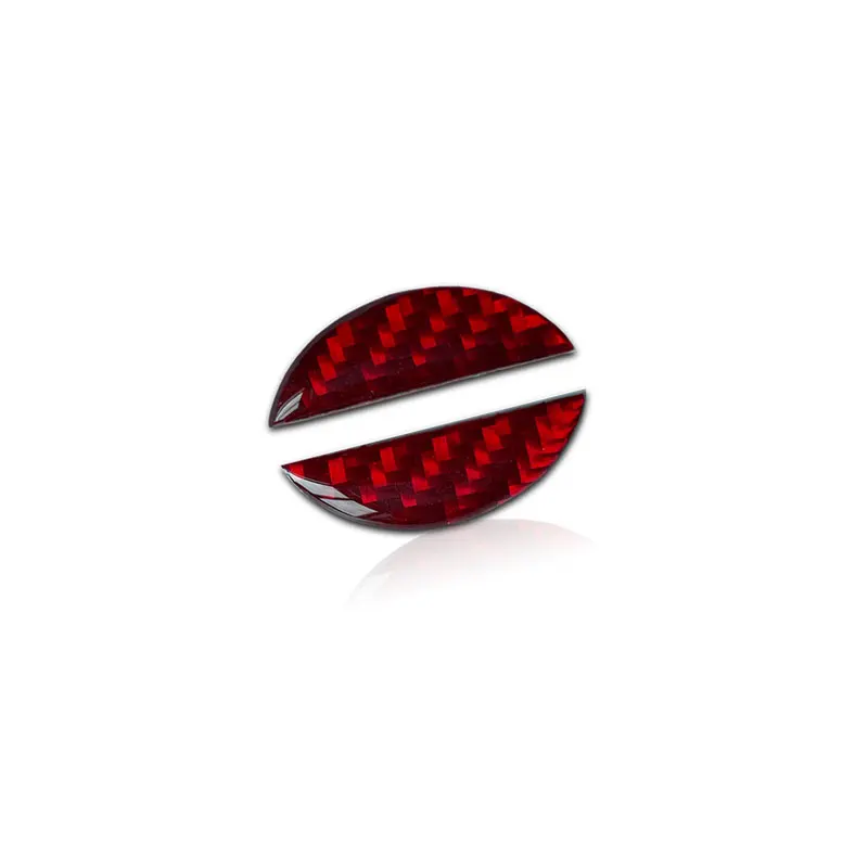 

Автомобильный углеродное волокно, красный/черный, центральный значок на руль, наклейка для Nissan Qashqai X-trail J10 J11Juke Sentra, украшение интерьера