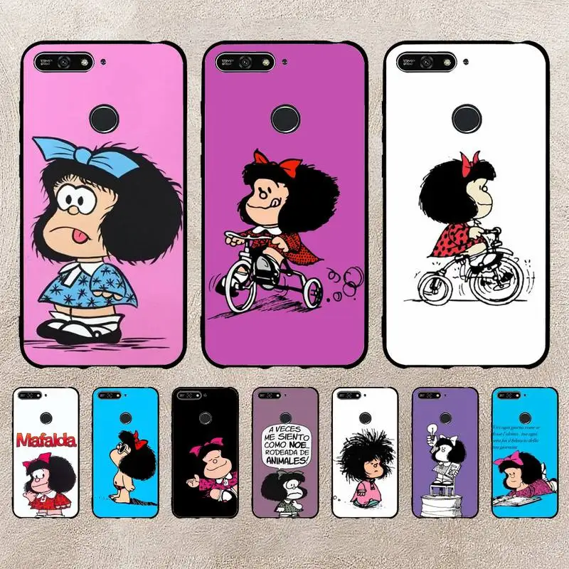 

Mafalda Phone Case For Xiaomi 11 10 12Spro A2 A2lite A1 9 9SE 8Lite 8explorer F1 Poco 12S Ultra Cove