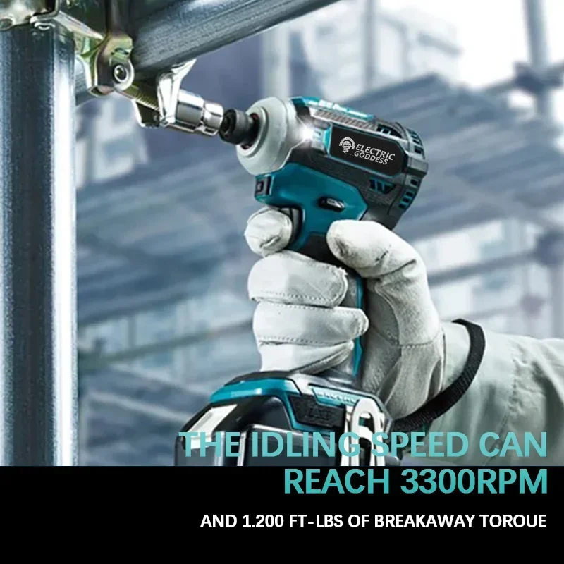 DTD171 180 Нм Электрическая богиня Бесщеточная аккумуляторная электрическая