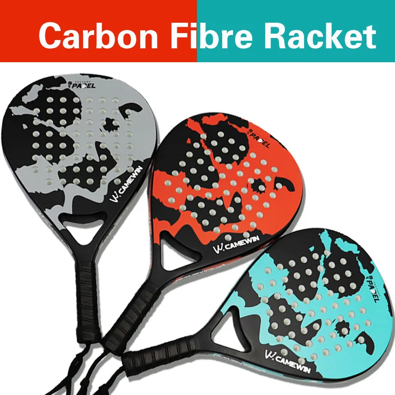 Padel Racket Porfessional Series Palas Carbon Fiber board Paddle Racket EVA Face Tennis Racket Beach Racket Padel Racket Carbon