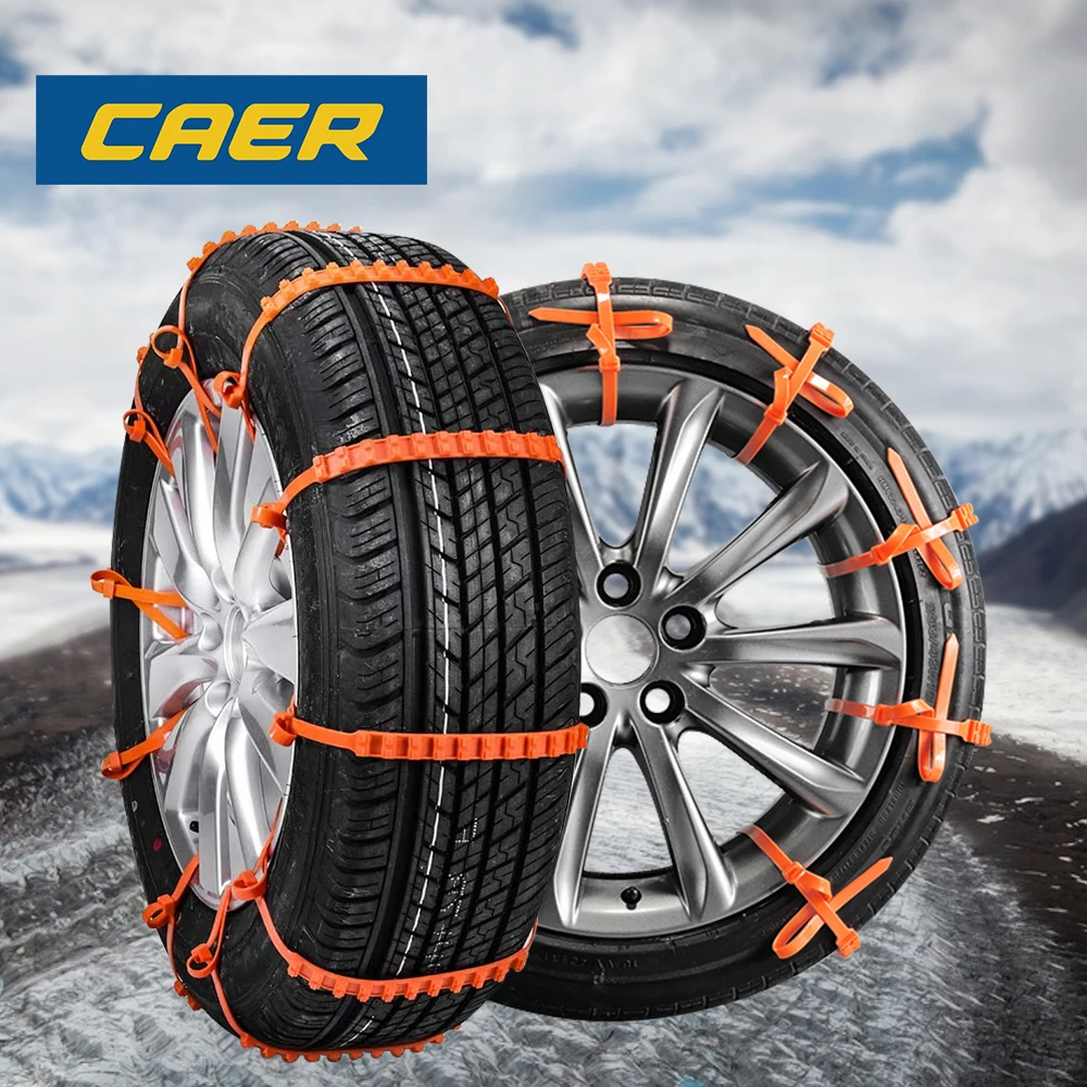 

Автомобильные зимние шины комплект цепей Универсальные Аварийные противоскользящие шины колеса резиновые нейлоновые ремни Набор для гряз...