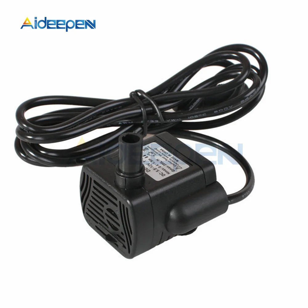 

Бесщеточный погружной насос, бесщеточный водонепроницаемый мини-насос для аквариума и фонтана, расход 24 В постоянного тока, 3 Вт, 200 л/ч