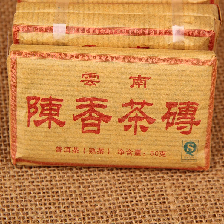 

Юньнань 2018 спелый пуэр старый ароматный чай кирпич шу пуэр чай 50 г чай для похудения уход за здоровьем красота зеленая еда