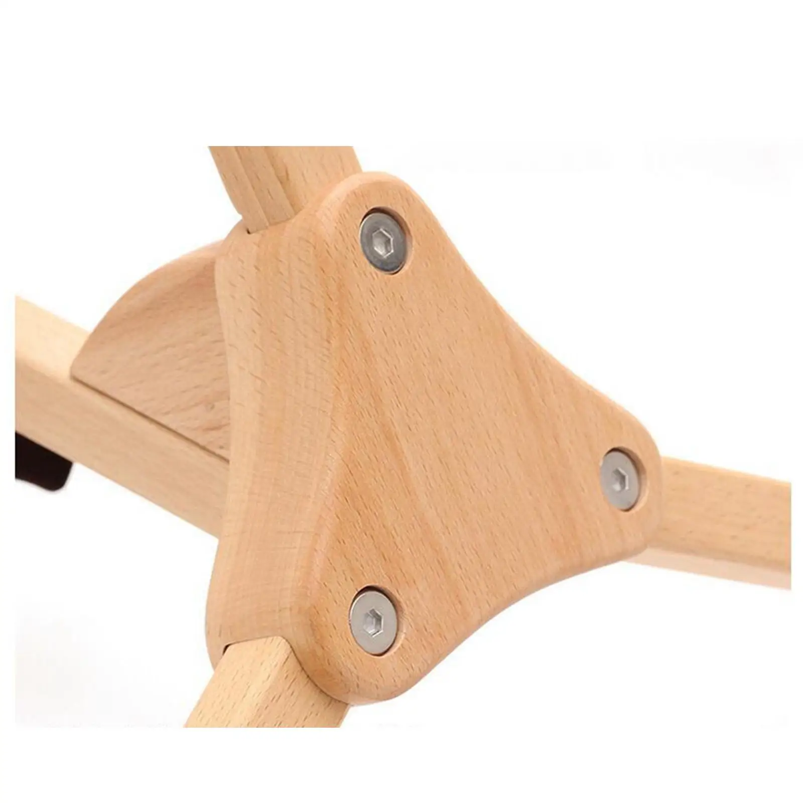 

Wooden Saxophone Stand Triangle Base Durable Stable Professional for Accs Replacement Fitments Repair Parts Beginner