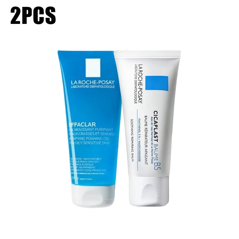 

2PCS La Roche Posay Foaming Gel B5 Cream Acne Removing&Oil Controlling Cleanser Foaming Salicylic Acid Facial Cleanser