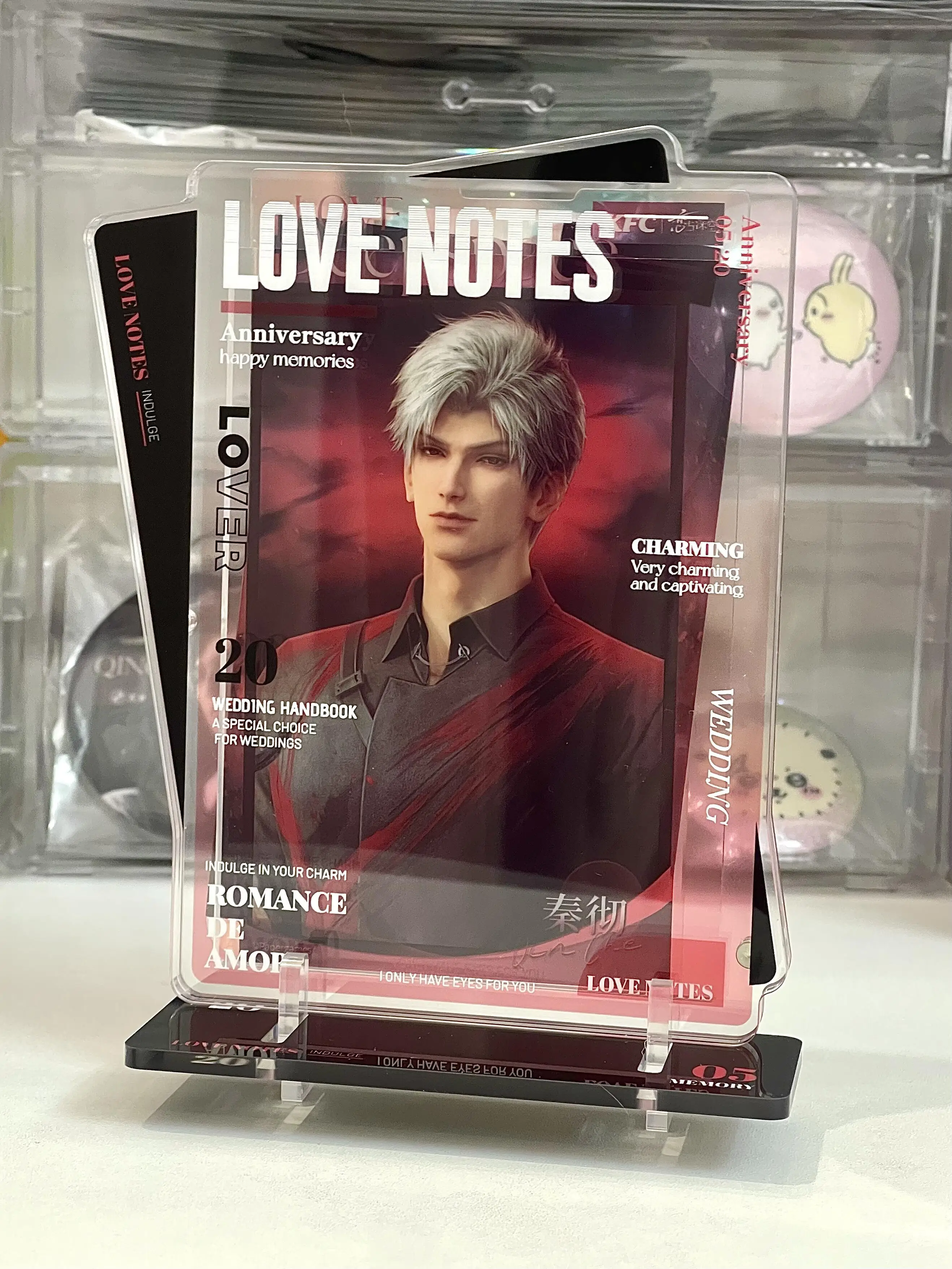 Фоторамка для хранения открыток из акрила с изображением фотографий