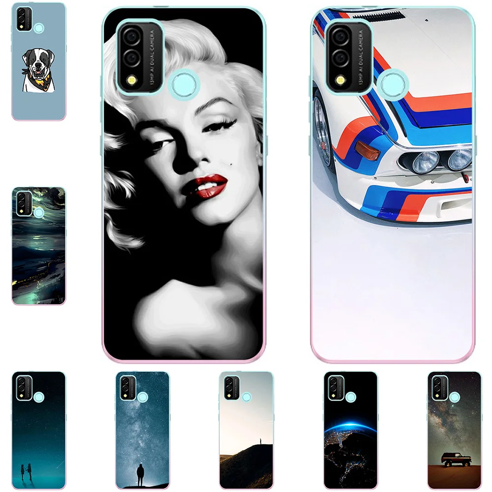 

Phone Case For BQ Mobile BQ-6645L Element 2021 6.52 inch Soft TPU Premier Bags Fashion Luxury Color Cartoon Printed Paint Mobile