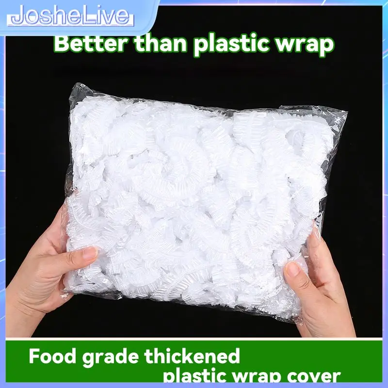 

Крышка для холодильника, 100 шт., эластичная Пылезащитная посуда, пищевая пленка, герметичная крышка, кухонные аксессуары, инструменты
