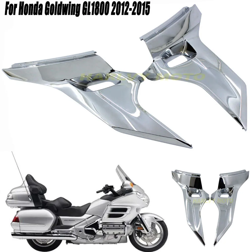 

For Honda Goldwing GL1800 2012 2013 2014 2015 Chrome Motorcycle Side Cover Fairing Protectors Moto Frame Decoration Case