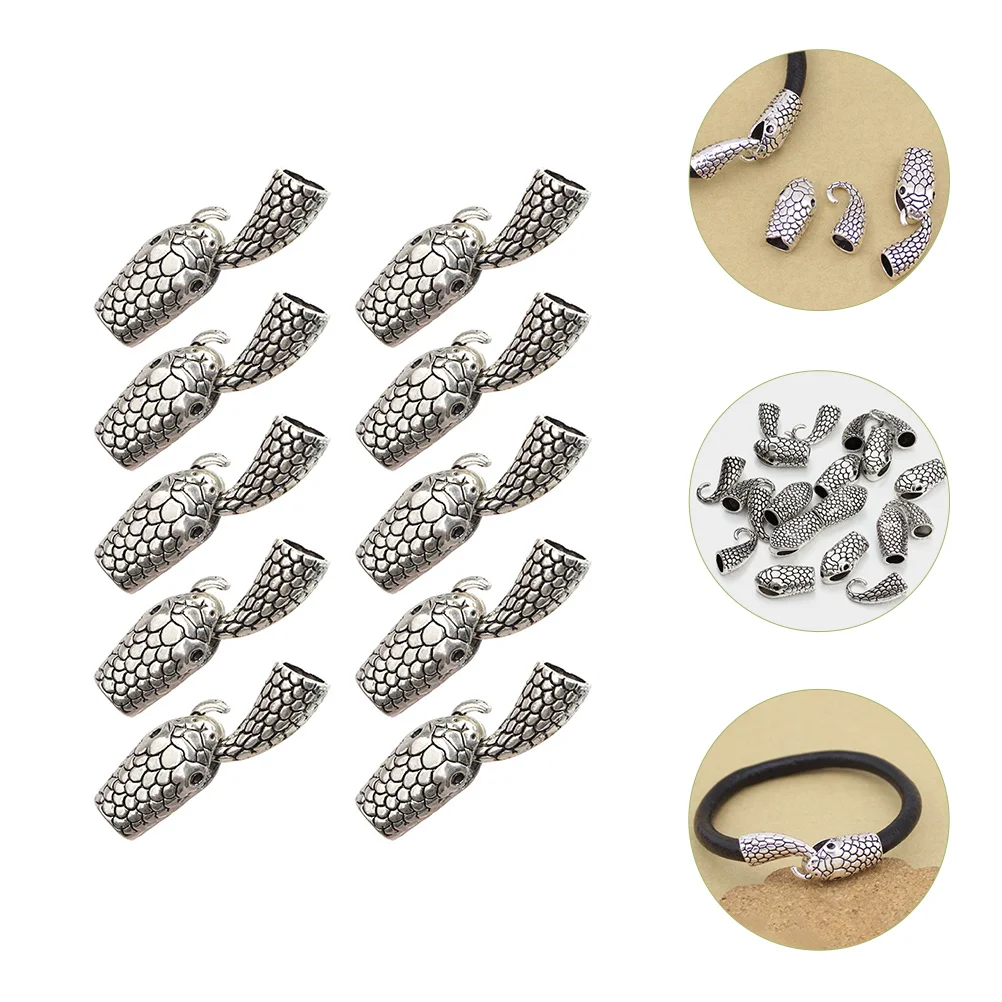 

10 Pairs Jewelry Vintage Bracelets Bracelet Making Snake Head Necklace Discount Kit