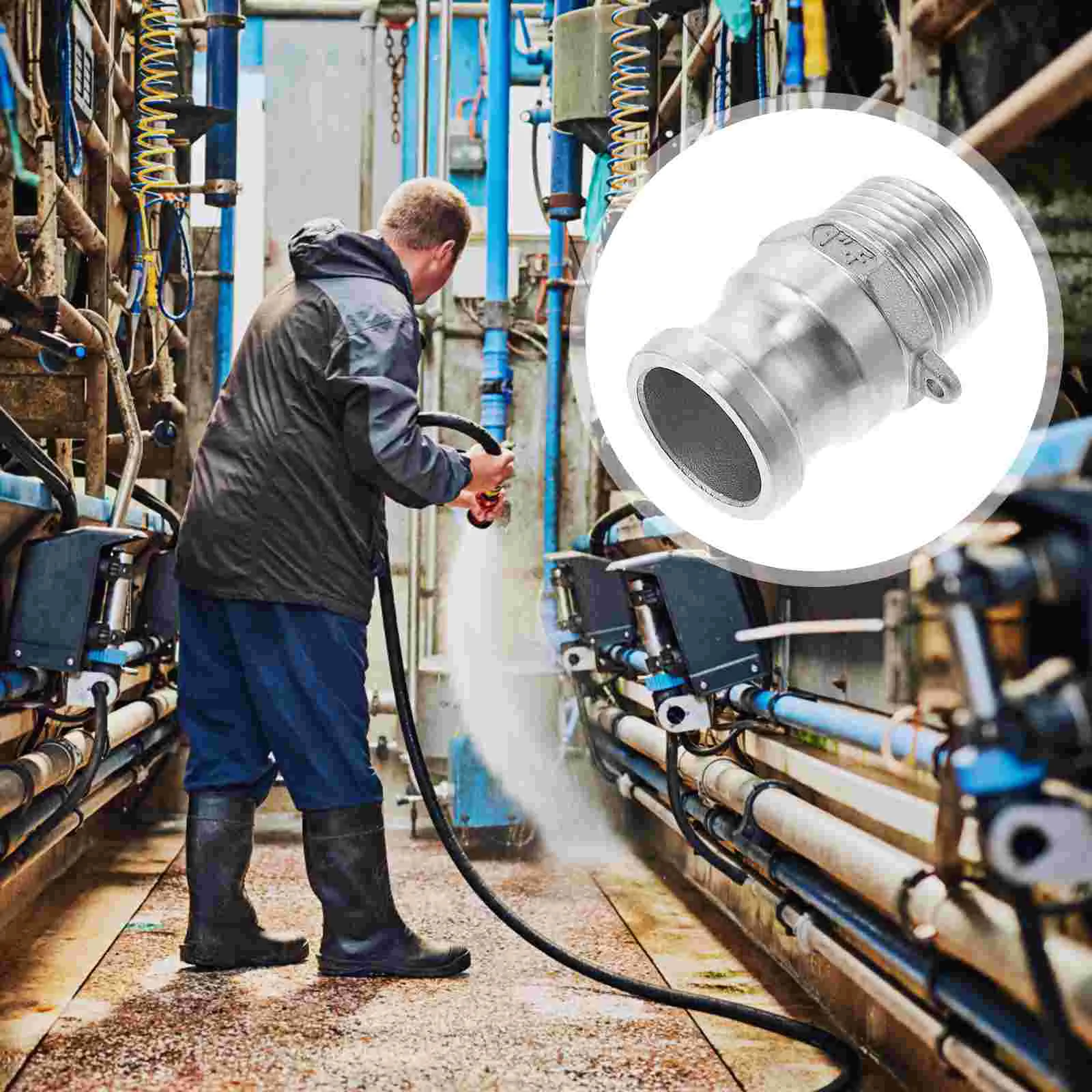 

Быстроразъемные фитинги Camlock из нержавеющей стали, 2 шт.