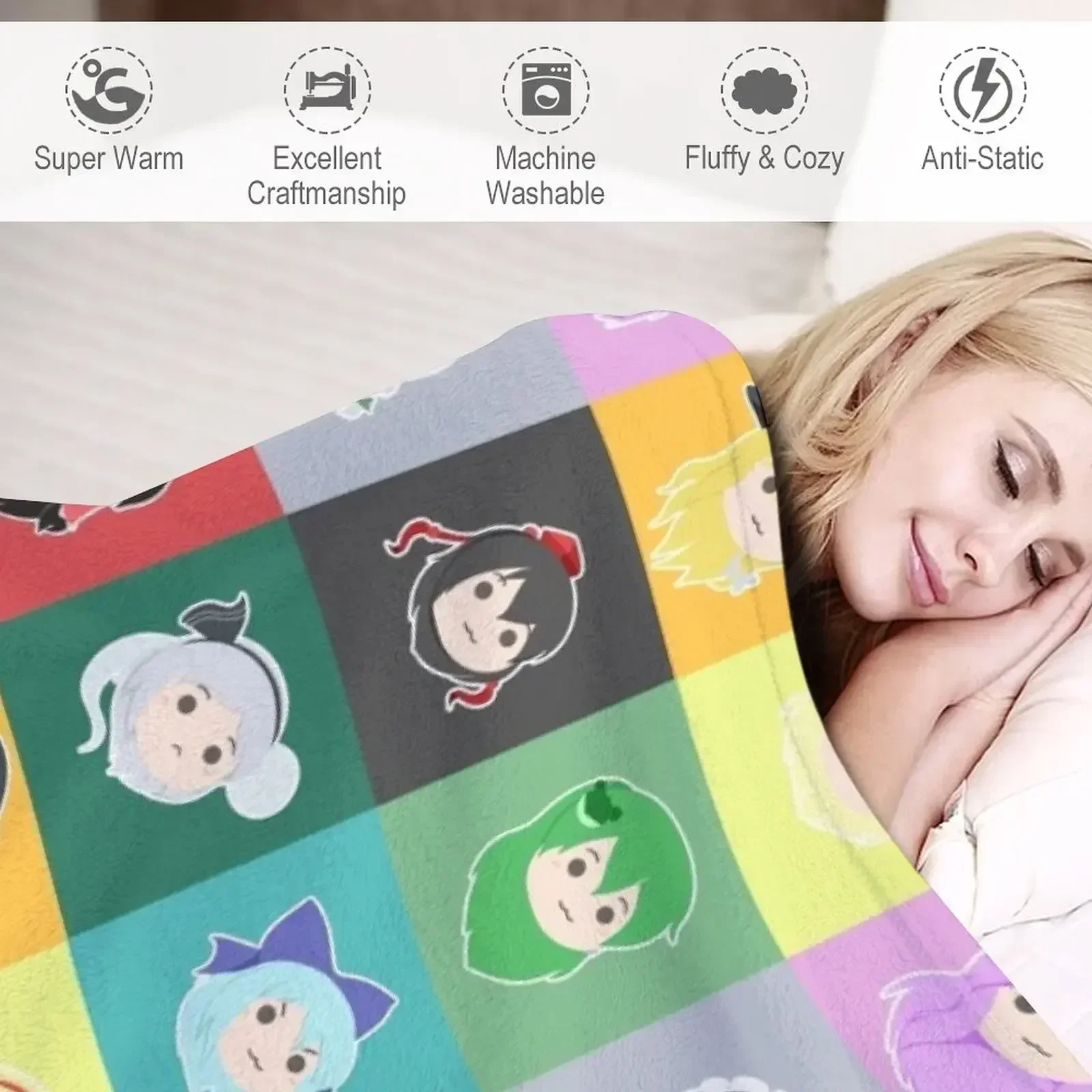 Touhou Головные уборы [штамп] летнее покрывало свободные одеяла диваны декоративные