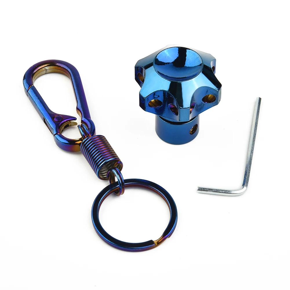 

Universal Motorcycle Keychain Modified Key Cover CNC Key Bit Hexagon Key Head Cover Car Styling Accessories
