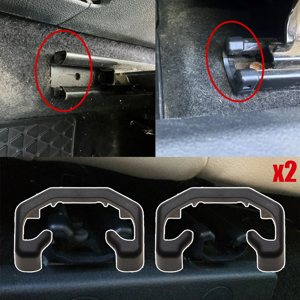 

2x новый для Nissan X-Trail T32 2014-2021 Qashqai J11 2013-2021 Rogue Sport, передний автоматический зажим для сиденья, скользящая крышка на направляющую