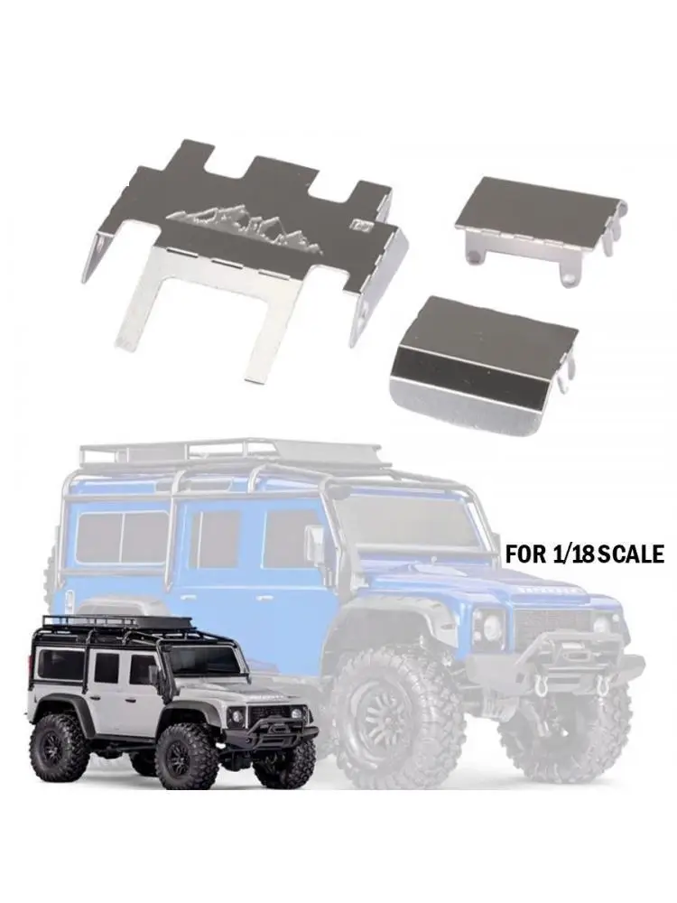 

TRX4-M Universal Metal Stainless Steel Car Axle Bottom Armor for 1/18 RC Crawler Car Trax/as TRX4M Defender Upgrade Parts