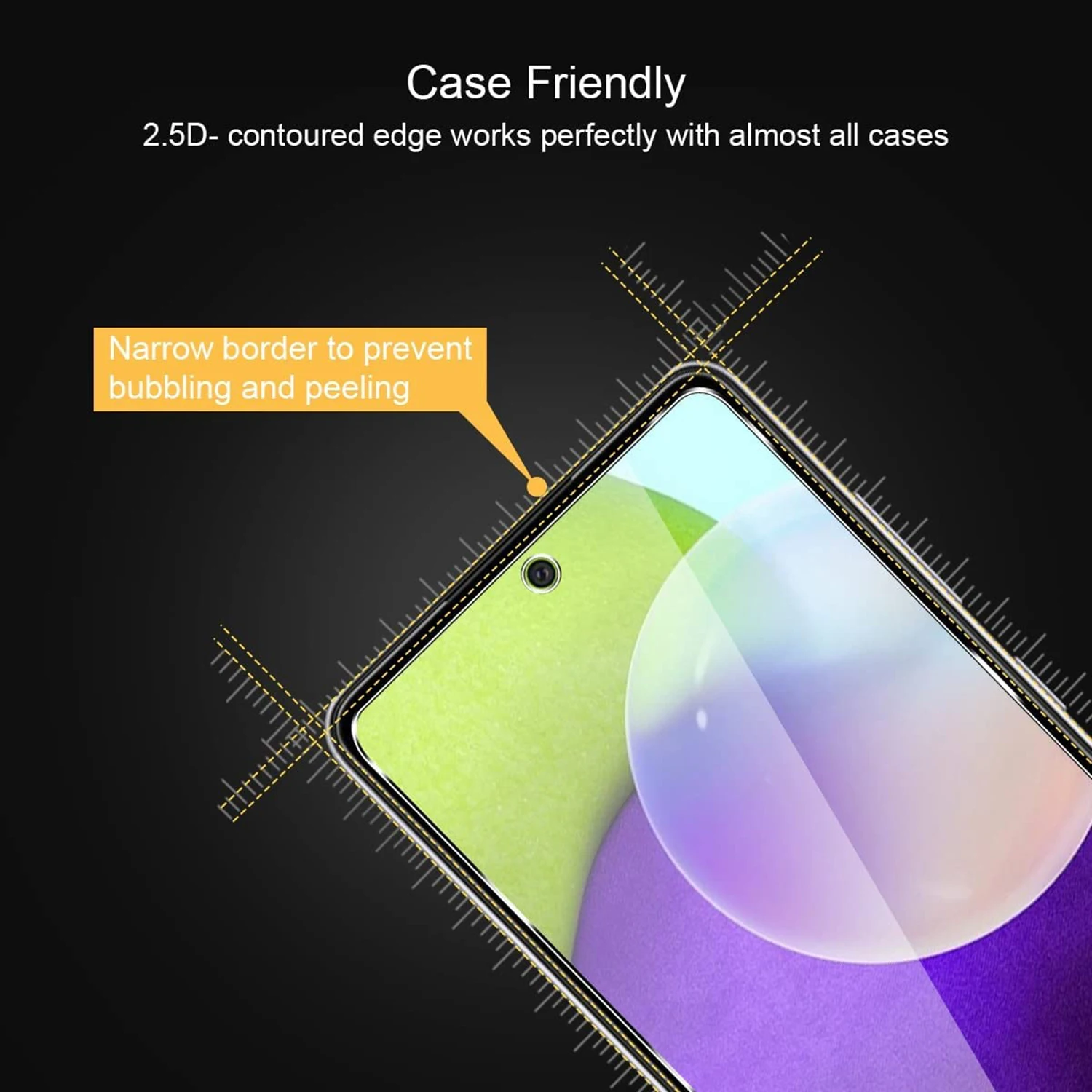 2/4Pcs Screen Protector Glass For Samsung Galaxy A52 A52-5G A52s 5G Tempered Glass Film