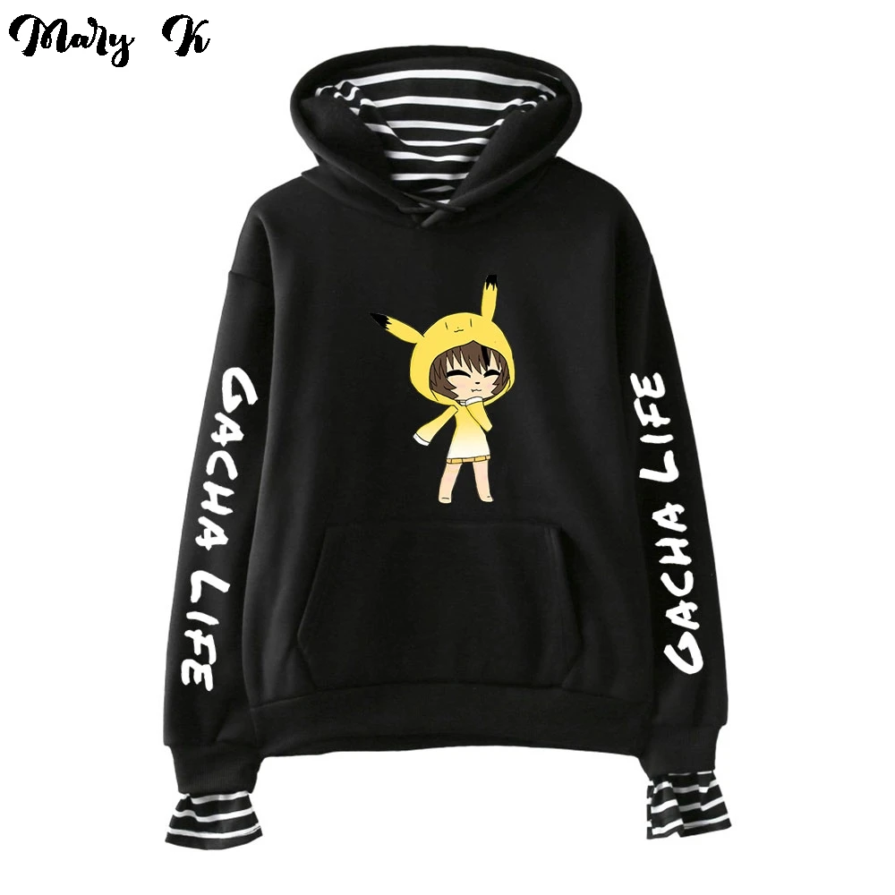 Popular Boy girls Hoodie Sweatshirt Gacha Life Unisex Clothes Clothes Harajuku Cartoon Gacha Life Sweatshirts Hip Hop Coat Tops