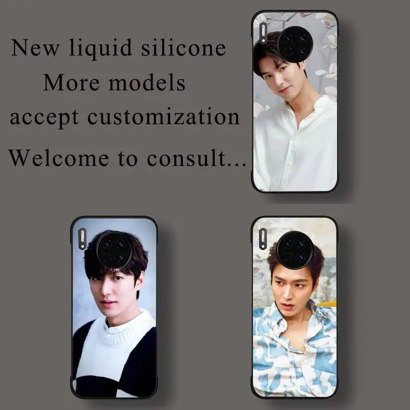 

Lee MinHo Korean actor Phone Case For Huawei honor Mate 10 20 30 40 i 9 8 pro x Lite P smart 2019 nova 5t