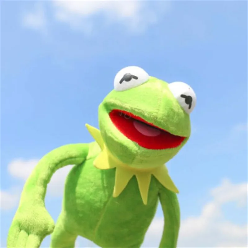 

40cm Plush Kermit Frog Sesame Street Frogs doll The Muppet Show Plush Toys Birthday Christmas Plush Stuffed Doll For Kids