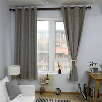 1pcs 1 4m2 15m widehigh household simple modern solid color curtain living room bedroom window blackout curtain