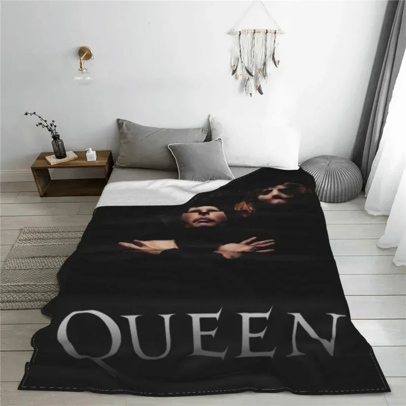 

Queen Band Rock Well-Known Blankets Fleece Printed Multi-Function Warm Throw Blanket For Bedding Bedroom Bedspreads