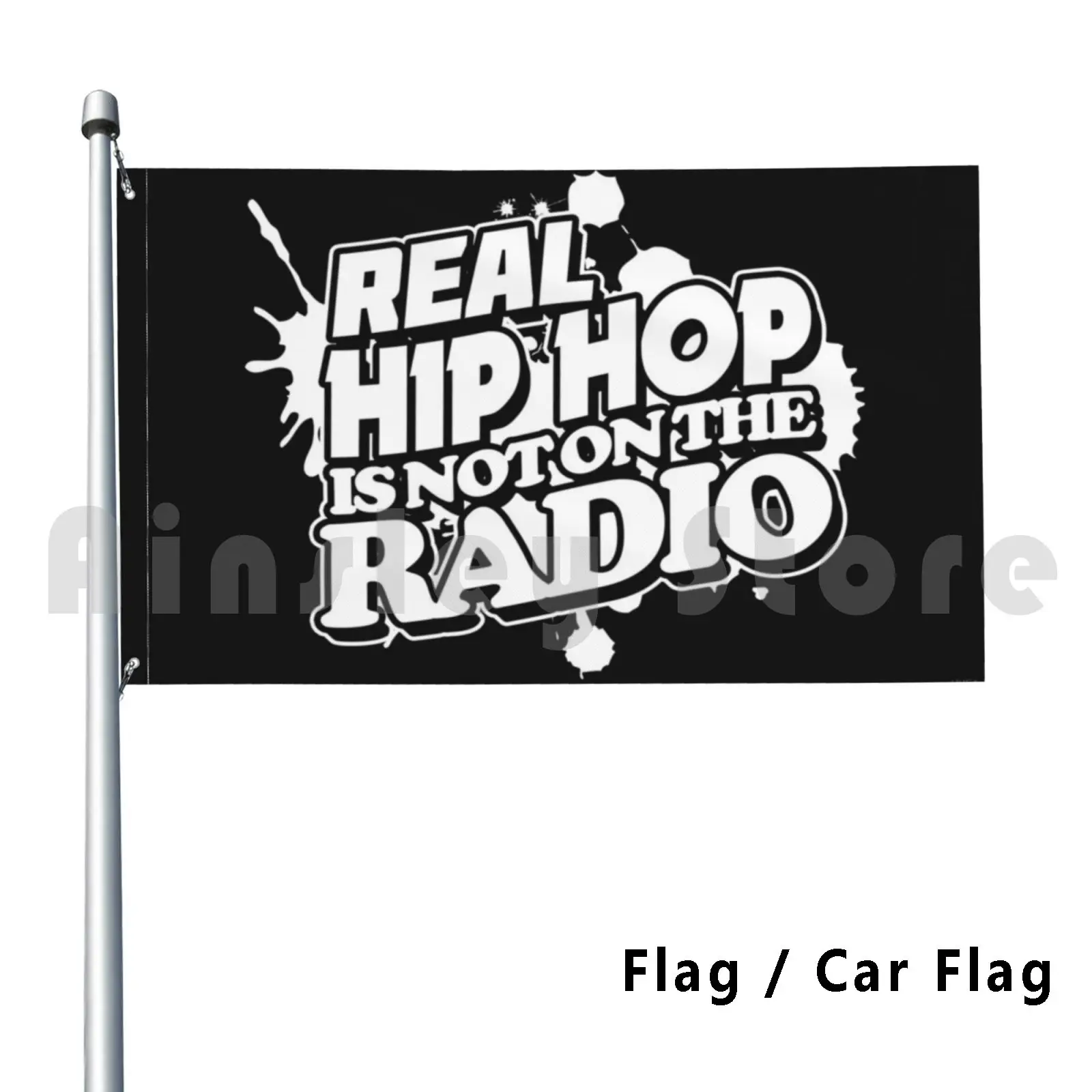 Настоящий хип-хоп флаг не на радиоуправлении Автомобильный Забавный Хип-хоп